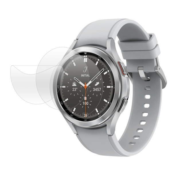 Set 3 folii de protectie ecran pentru smartwatch Samsung Galaxy Watch 4 Classic 46mm, din Hidrogel r