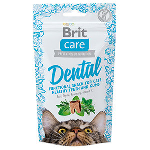Brit Care Cat Snack Dental 50 g Brit Care imagine 2022