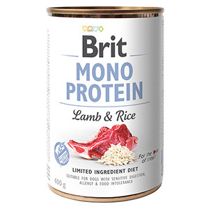 Brit Mono Protein Lamb and Brown Rice 400 g