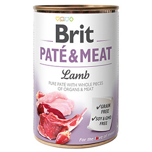 Brit Pate and Meat Lamb 400 g Brit imagine 2022