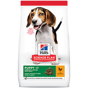 Hills SP Canine Puppy Medium Chicken 14 kg shop.perfectpet.ro imagine 2022