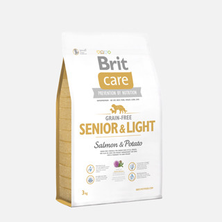 Brit Care Grain-free Senior and Light Salmon and Potato 3 kg Brit Care imagine 2022