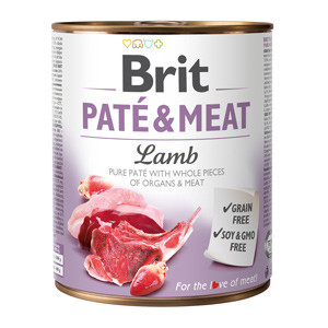 Brit Pate and Meat Lamb 800 g Brit imagine 2022