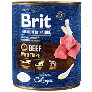 Brit Premium by Nature Beef with Tripes 800 g conserva Brit imagine 2022