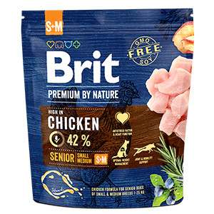 Brit Premium by Nature Senior S plus M 1 kg