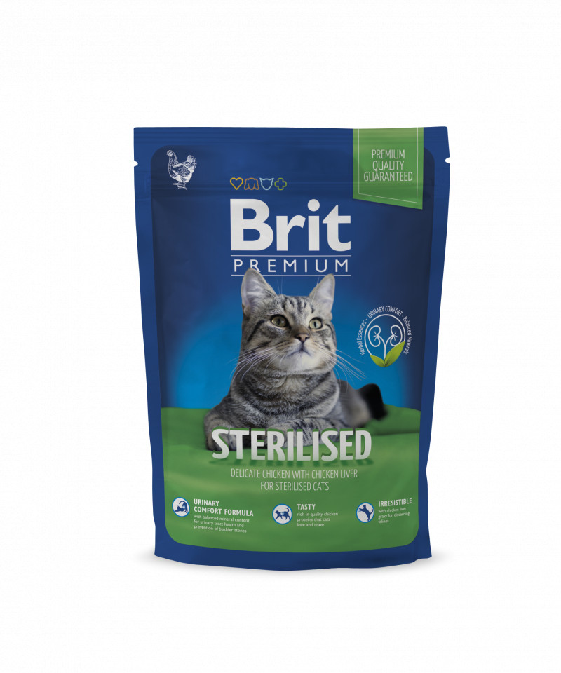 Brit Premium Cat Sterilised 1.5 kg Brit imagine 2022