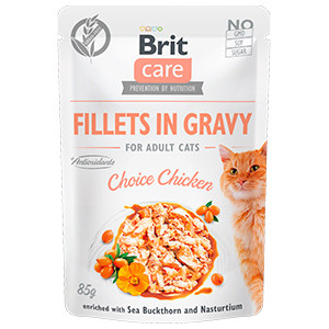 Brit Care Cat Fillets in Gravy Choise Chicken 85 g