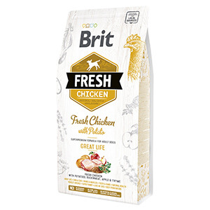Brit Fresh Chicken and Potato Adult 2.5 kg Brit imagine 2022