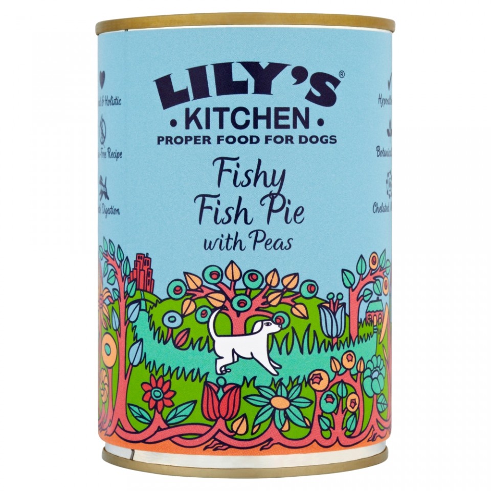 Hrana umeda pentru caini Lily’s Kitchen Fishy Fish Pie 400g Lily's Kitchen imagine 2022