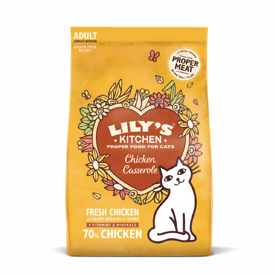 Lily\'s Kitchen - Delicious Chicken - Hrana uscata pentru pisici, cu pui 2kg