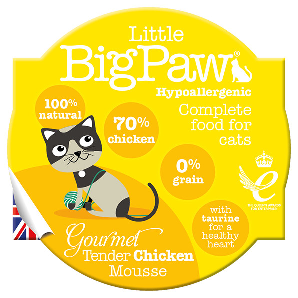 Little BigPaw Gourmet Chicken Mousse Hypoallergenic 85g Little Big Paw imagine 2022