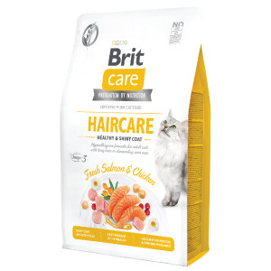 Brit Care Cat GF Haircare Healthy and Shiny Coat 2 kg Brit Care imagine 2022