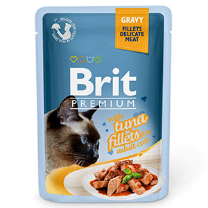 Brit Cat Delicate Tuna in Gravy 85 g Brit imagine 2022
