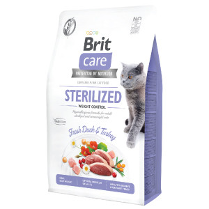 Brit Care Cat GF Sterilized Weight Control 2 kg Brit Care imagine 2022