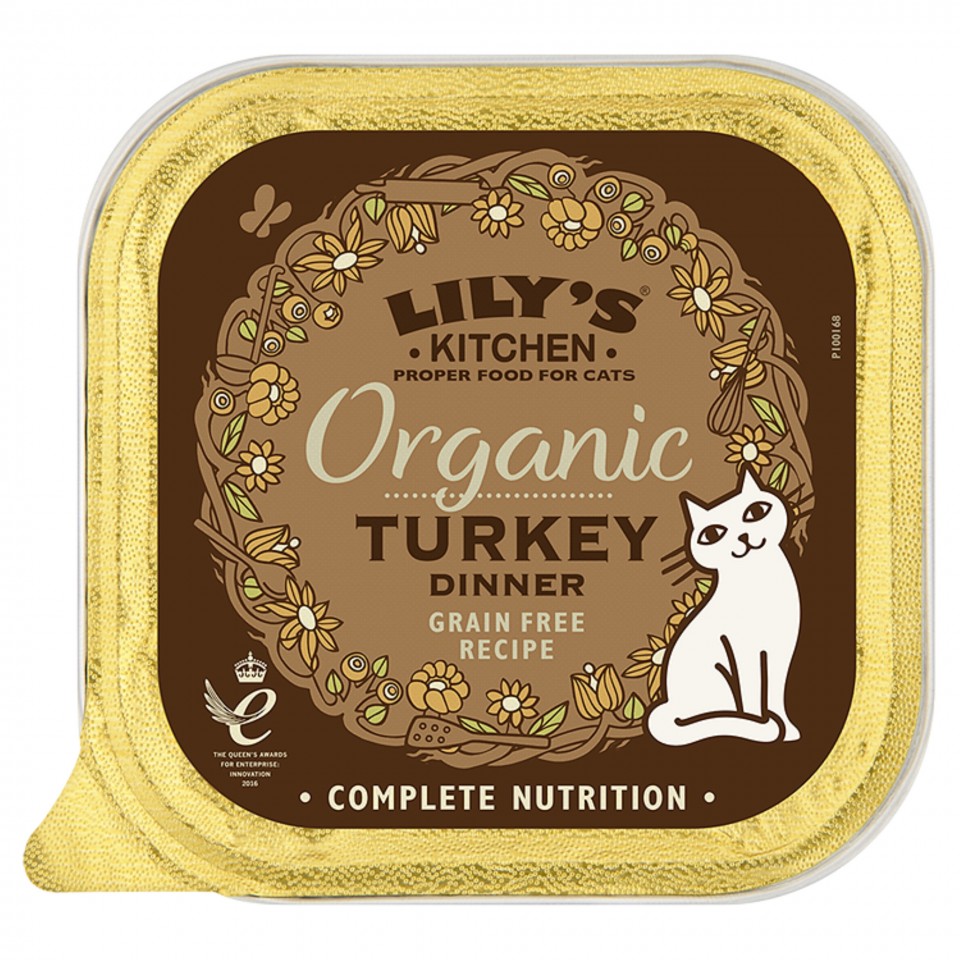 Hrana umeda pentru pisici Lily’s Kitchen Organic Turkey Dinner 85g Lily's Kitchen imagine 2022