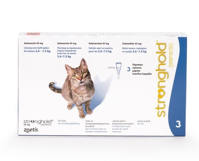 Stronghold 45mg pisici 2.6-7.5kg shop.perfectpet.ro imagine 2022