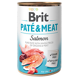 Brit Pate and Meat Salmon 400 g Brit imagine 2022