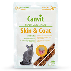 Canvit Health Care Snack Skin and Coat 100g shop.perfectpet.ro imagine 2022