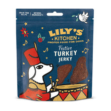 Lily’s Kitchen Festive Turkey Jerky, pentru Craciunul cateilor 70g Lily's Kitchen imagine 2022