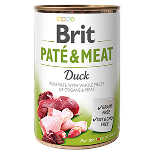 Brit Pate and Meat Duck 400 g Brit imagine 2022