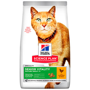 Hills SP Feline Senior Vitality Chicken 300 g shop.perfectpet.ro imagine 2022