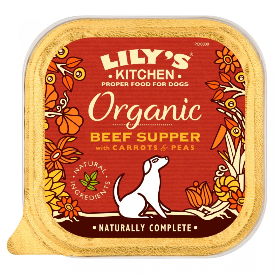 Hrana umeda pentru caini Lily’s Kitchen Organic Beef Supper 150g Lily's Kitchen imagine 2022