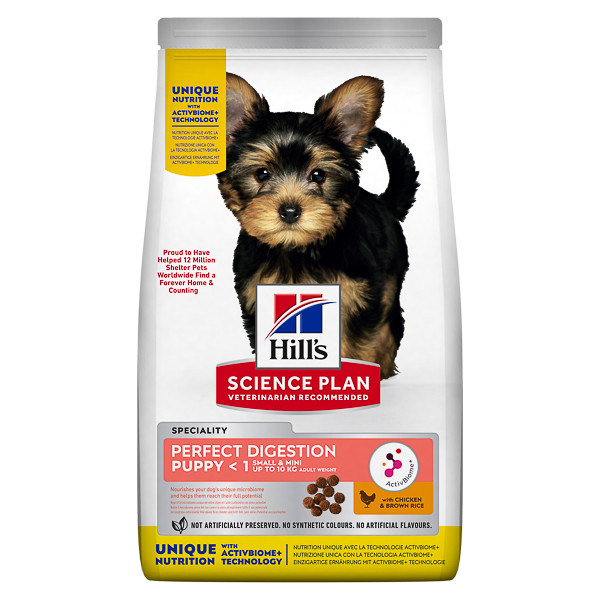 Hill's Canine Puppy Small & Mini Perfect Digestion (Ambalaj: 6 kg)