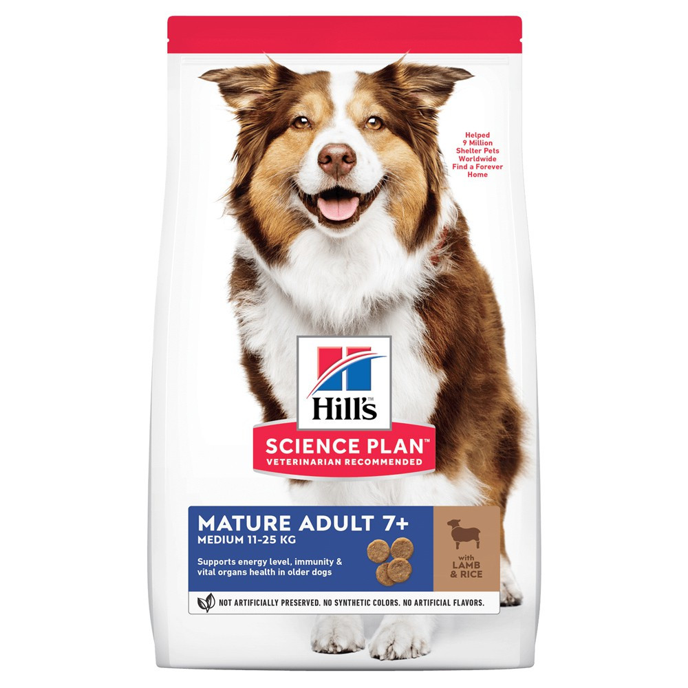 Hill's Canine Mature Medium Lamb & Rice (Ambalaj: 14 kg)