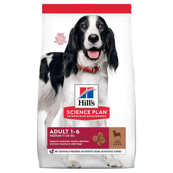 Hill's Canine Adult Medium Lamb & Rice (Ambalaj: 2.5 kg)