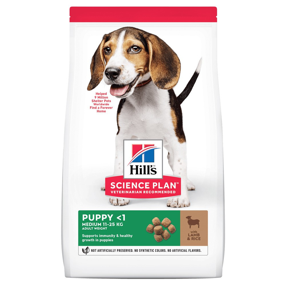 Hill's Canine Puppy Medium Lamb & Rice (Ambalaj: 2.5 kg)