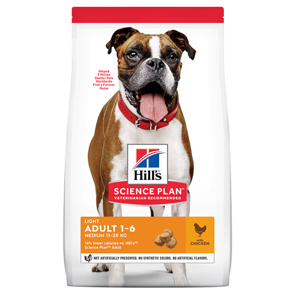 Hill's Canine Adult Medium Light (Ambalaj: 14 kg)