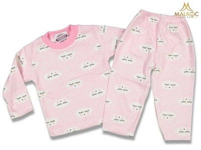 Pijama Norisori, Pentru Fetite, 100% Bumbac, Roz, 1-3 ani