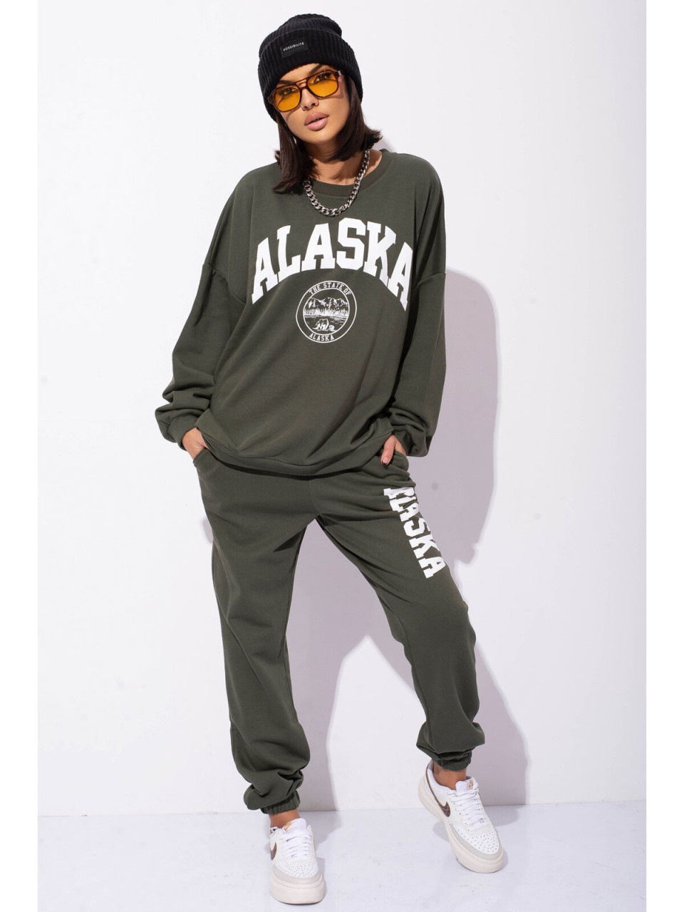 Trening Dama Alaska Oversize Kaki