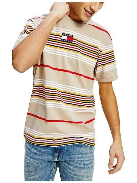 Tricou barbat tjm center badge stripe