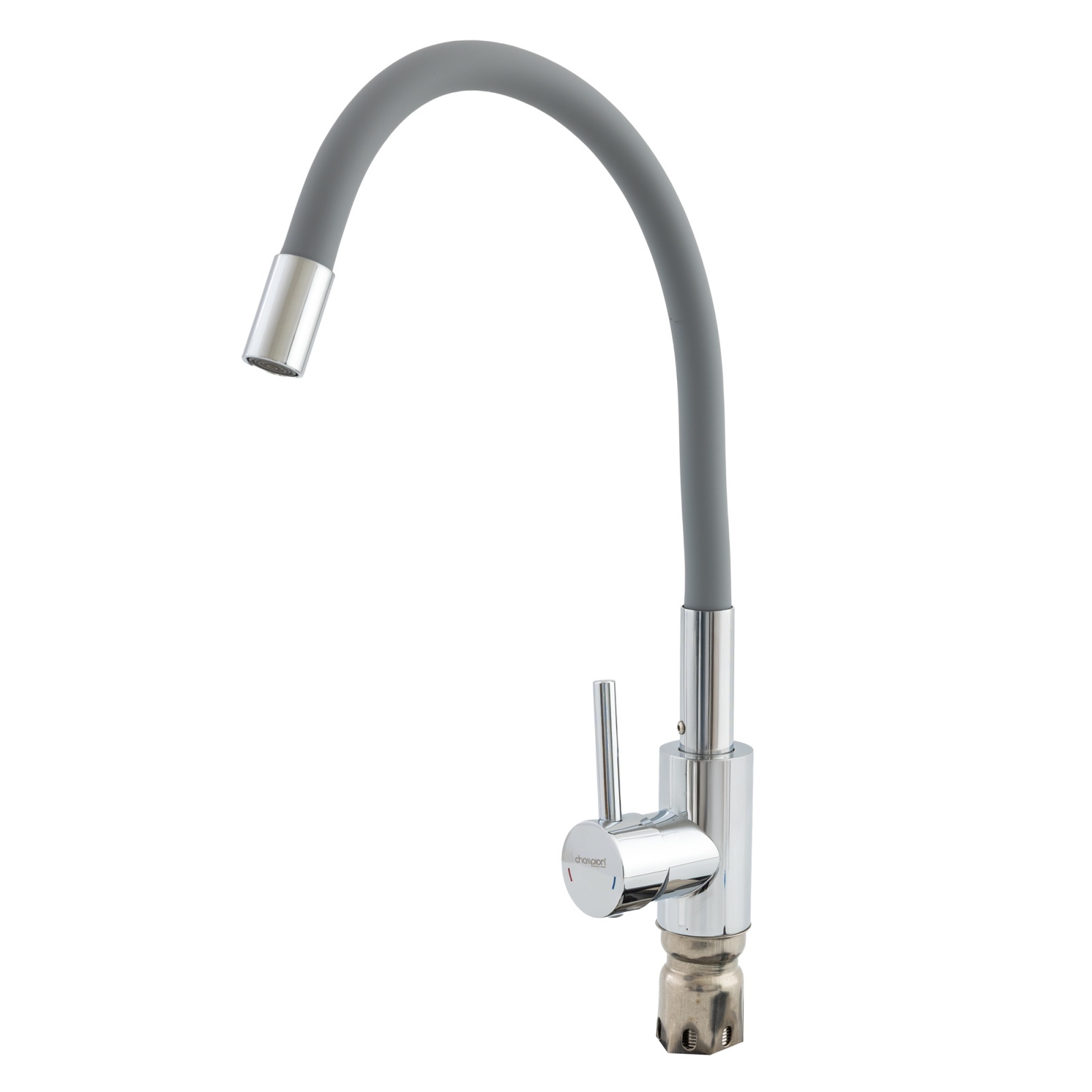 Baterie bucătărie cu duș flexibil CHAMPION SUS-011 CHROME REFL.GRAY