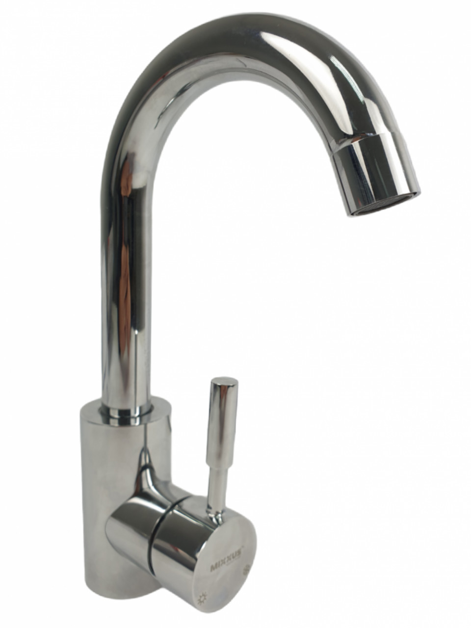 Baterie bucatarie MIXXUS SUS-011-B CHROME din otel inoxidabil, Monocomanda, Racorduri incluse