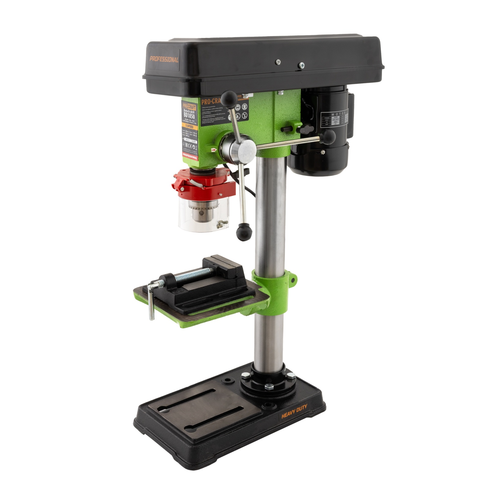 BD1850 bormasina de banc fixa cu coloana PROCRAFT