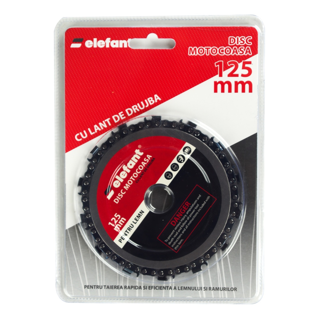 Disc flex cu lant de drujba 125 mm ELEFANT