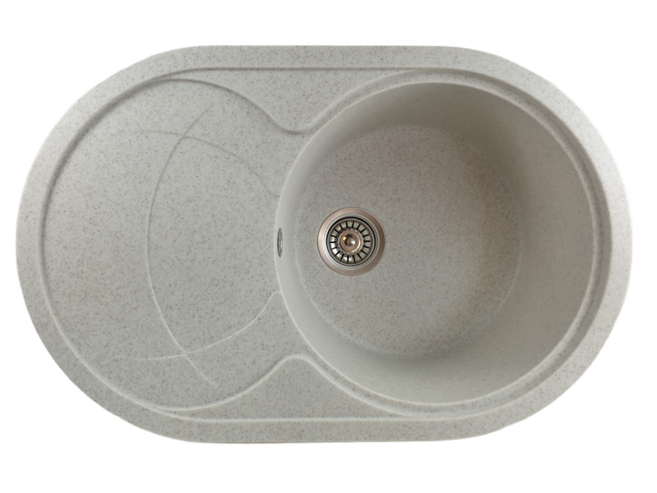 MIXXUS HB8310-G319 NISIP, chiuveta ovala bucatarie granit