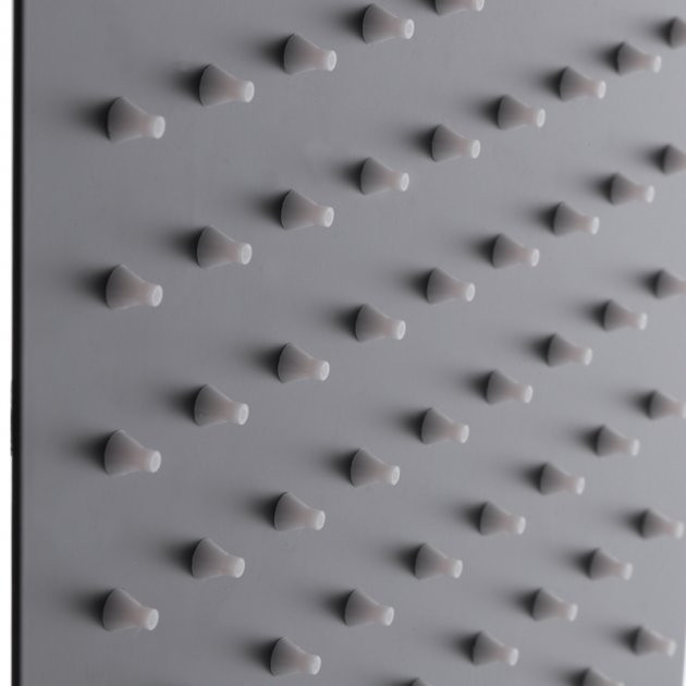 MIXXUS SH-06 BLACK cap de dus din otel inoxidabil