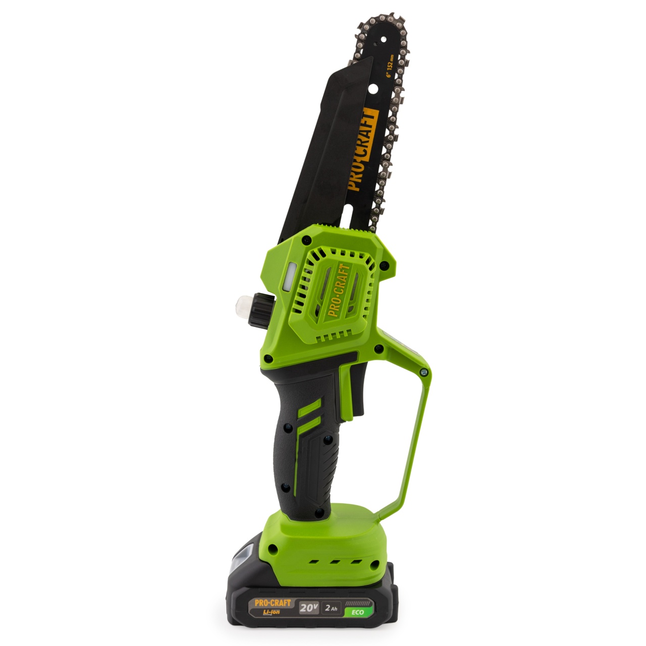 PKA46 Mini fierăstrău pe acumulator PROCRAFT 2 x acumulatori 20V / 2Ah, 1 x încărcător