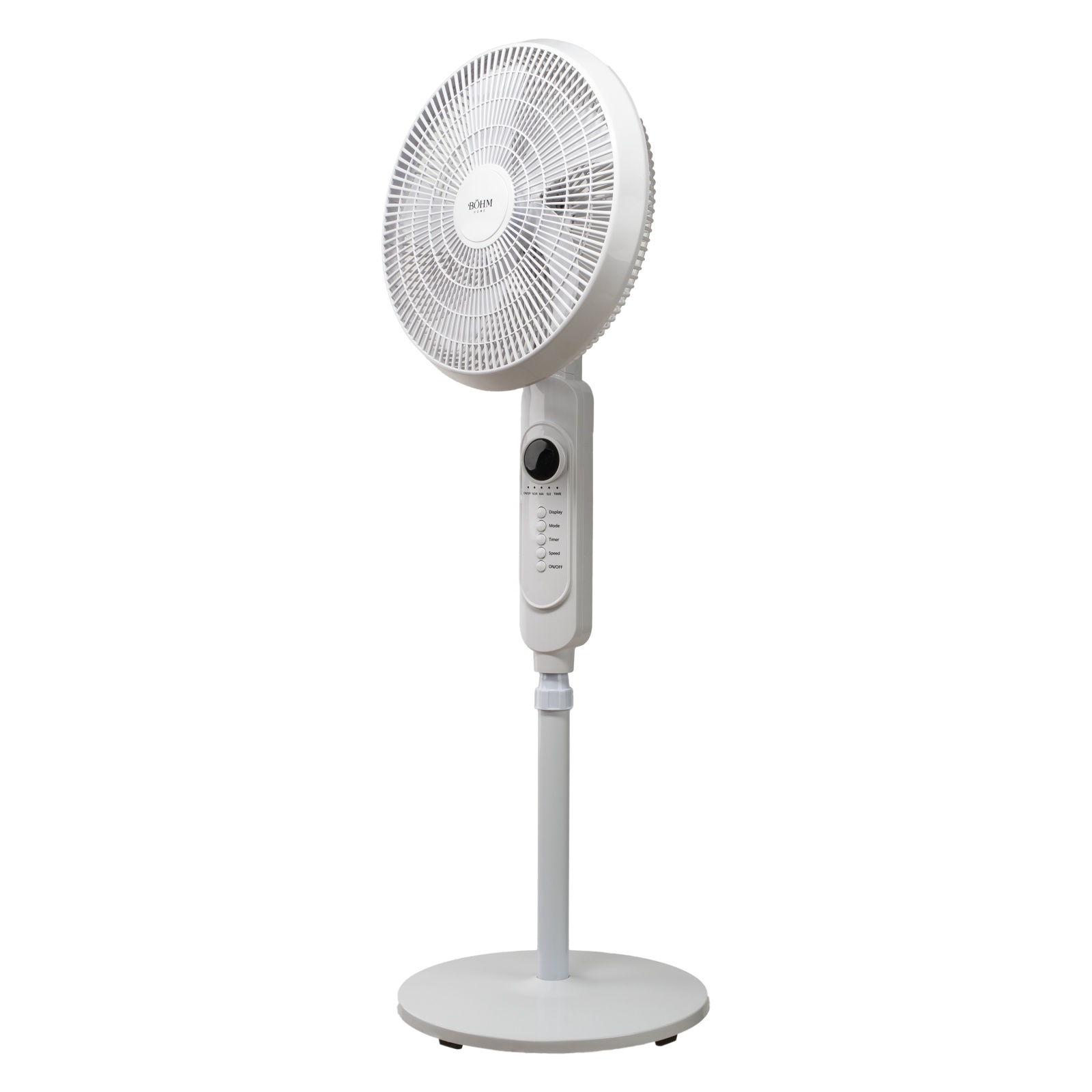 Ventilator de Podea 16" BÖHM BF403RC-5B Număr viteze 3, 45W, Reglaj pe inaltime pana la 125 cm, Functie de oscilatie 75°