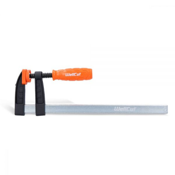 WC-FC1240 WELLCUT Woodworking Bar Clamp F-Style 120X400 Force 320 kg