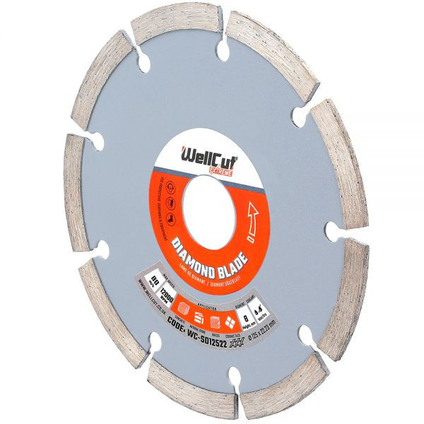 WC-SD12522 WELLCUT Diamond Blade 125x22mm