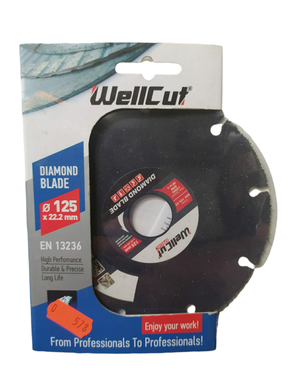 WELLCUT SPECIAL 125 MM * 22.23 MM WOOD