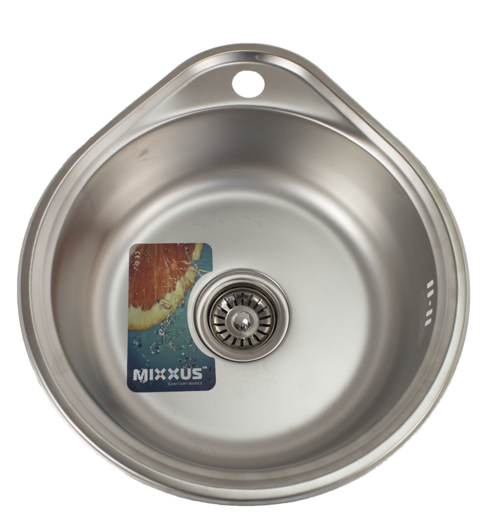 Chiuveta bucatarie inox rotunda, MIXXUS Z4843-06-160MD