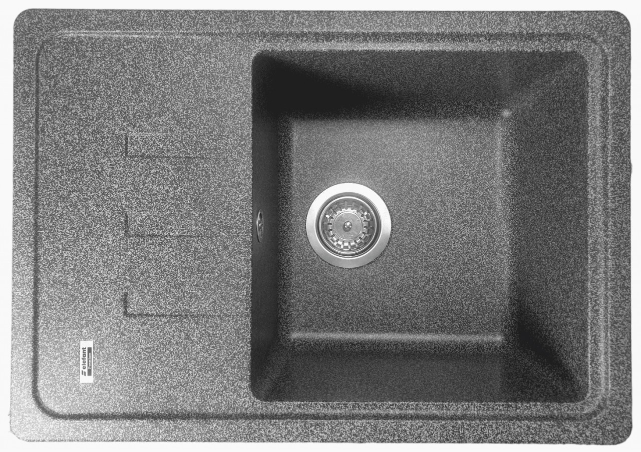 Chiuveta de bucătărie Elefant Premium Liana , Grafit, 430x620 mm