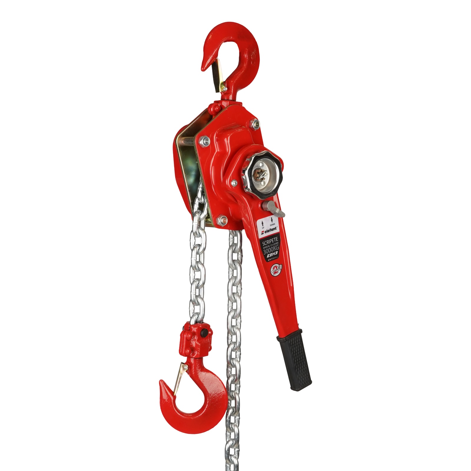 Macara manuală cu levier 3000 kg cu lanț 1,5 m ELEFANT ESH-3