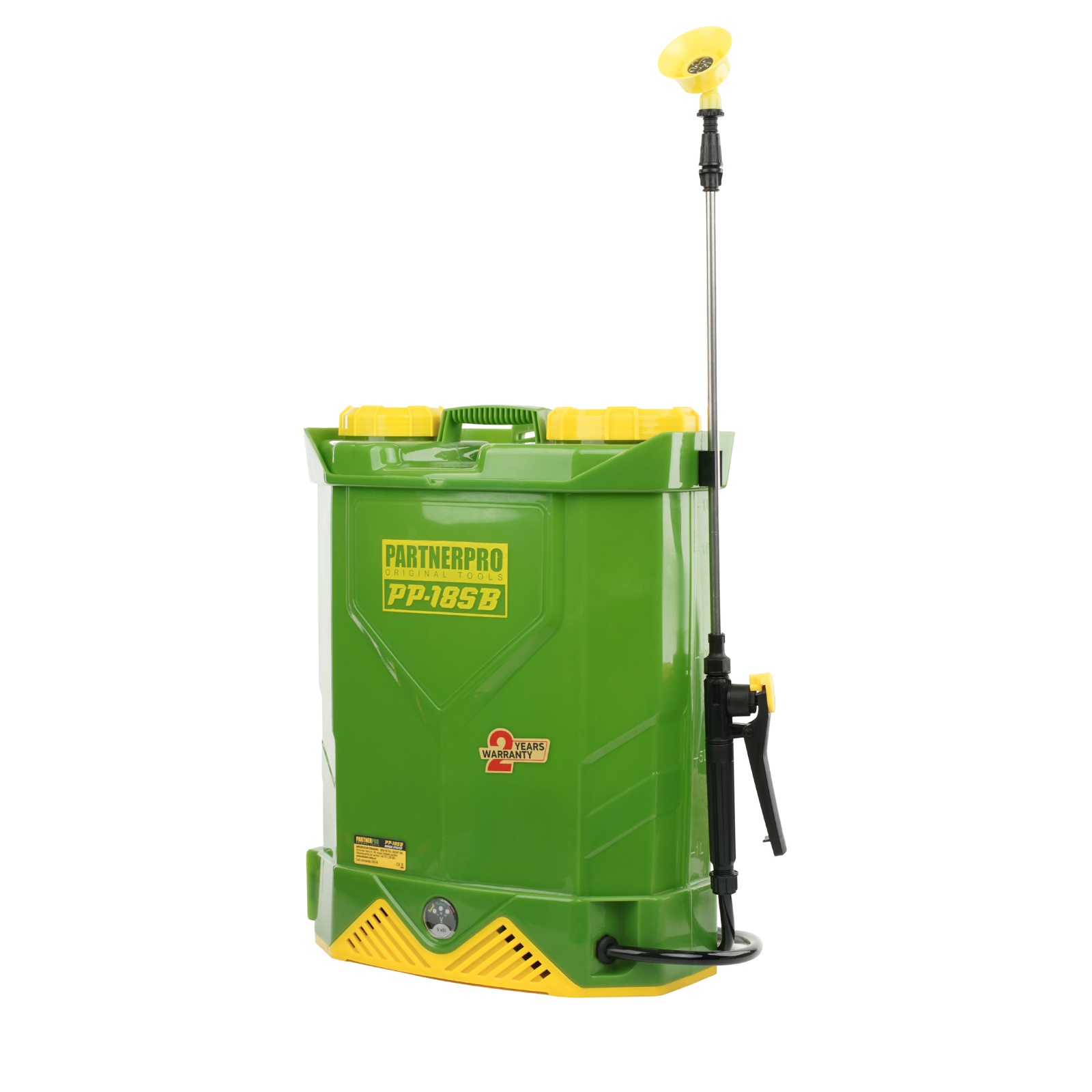 Pompa de stropit cu acumulator 18L PartnerPro PP-18SB, 12V / 8Ah, 2.6 L/min