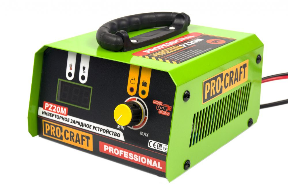 PROCRAFT PZ20M, Incarcator invertor auto